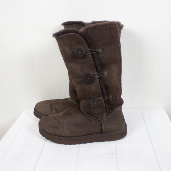 UGG Bailey Button Triplet II Tall Boots - Picture 3 of 7